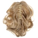 Blonde Short Wavy Ponytail Hair Extension